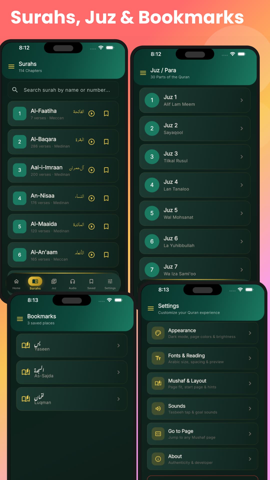 Holy Quran screenshot